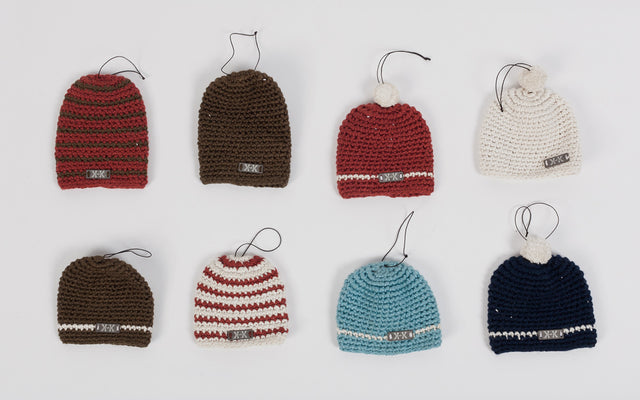 Beanie Ornaments by Krochet Kids intl.