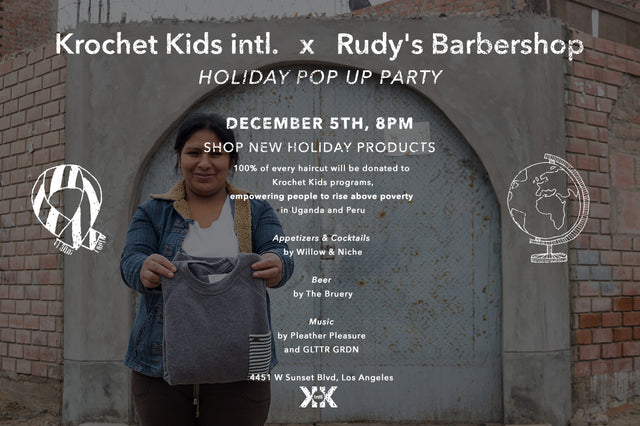Holiday Pop Up Shop at Rudys Barbershop LA