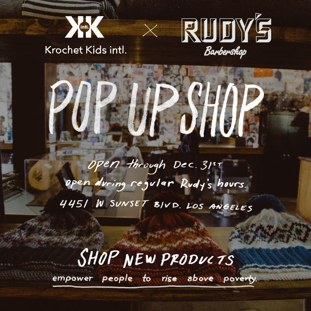 Holiday Pop Up Shop at Rudy's Barbershop Continues