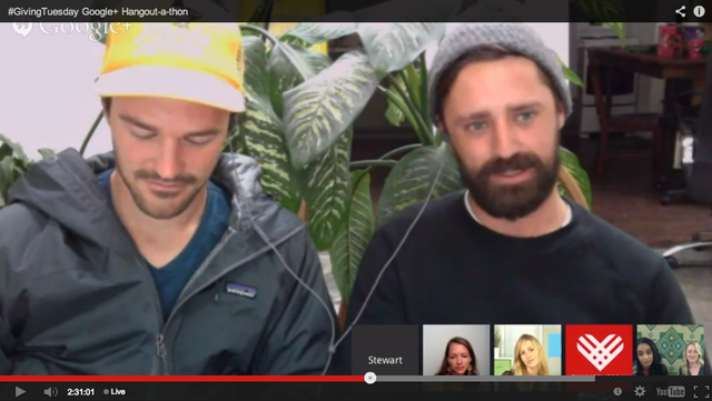 #GivingTuesday Google Hangout-a-thon