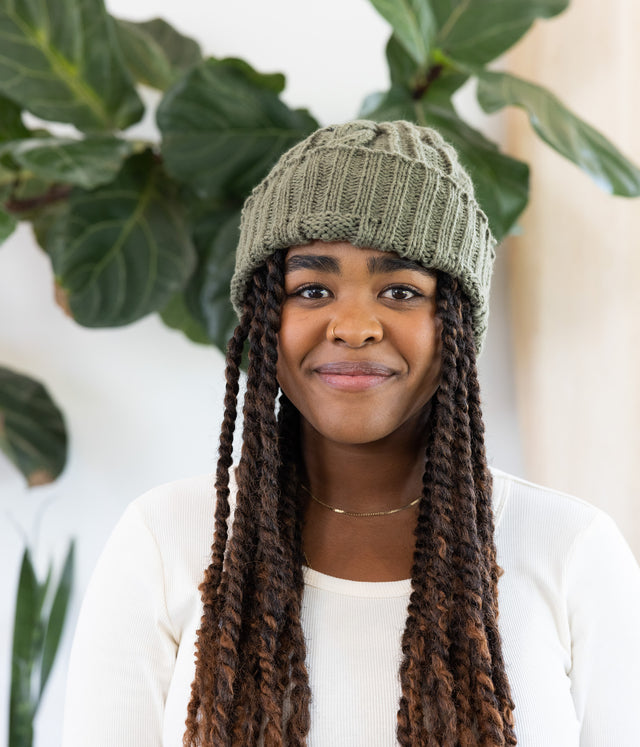 Cable Knit Beanie