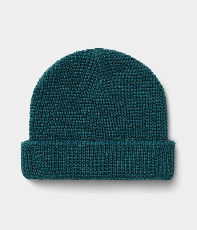 Recycled Waffle-Knit Beanie