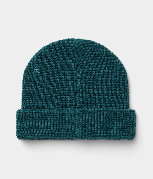 Recycled Waffle-Knit Beanie